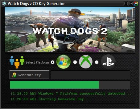 Watch Dogs 2 Uplay Key Generator